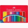 FABER CASTELL LÁPICES COLOUR GRIP + ACCESORIOS C/SURTIDOS ESTUCHE DE METAL 48 UD