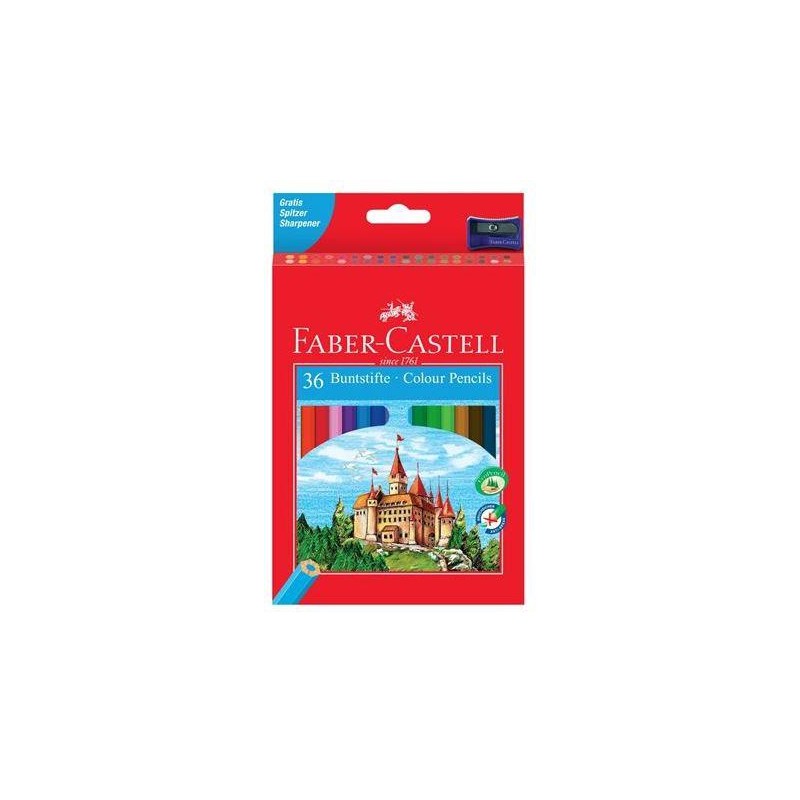 FABER CASTELL LÁPICES DE COLORES CLASSIC C/SURTIDOS ESTUCHE 36 UD