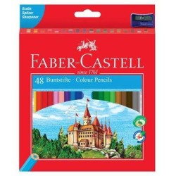 FABER CASTELL LÁPICES DE COLORES CLASSIC C/SURTIDOS ESTUCHE 48 UD
