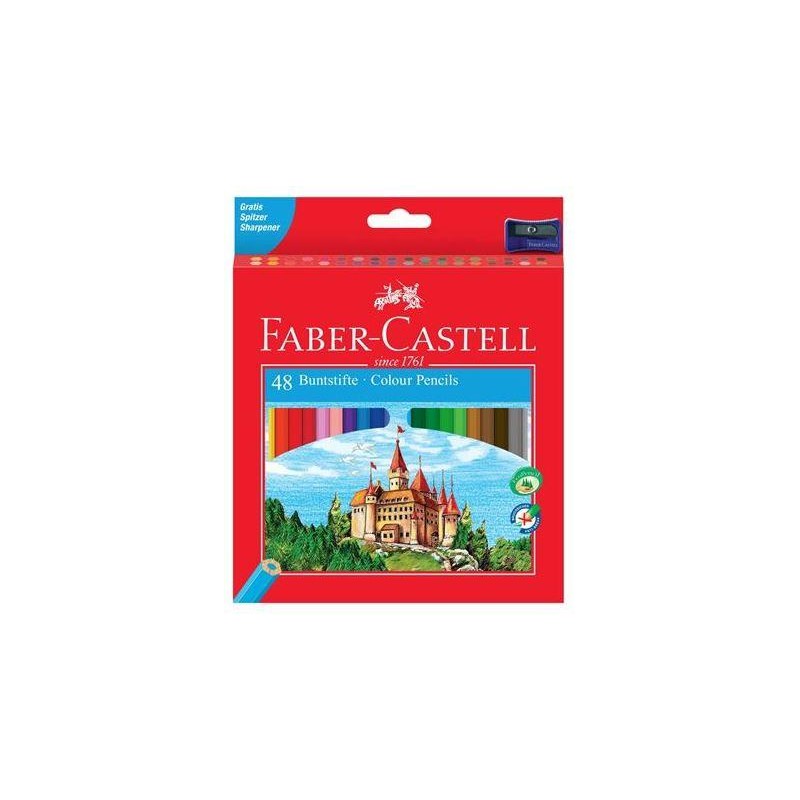 FABER CASTELL LÁPICES DE COLORES CLASSIC C/SURTIDOS ESTUCHE 48 UD