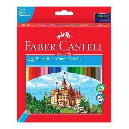 FABER CASTELL LÁPICES DE COLORES CLASSIC C/SURTIDOS ESTUCHE 48 UD