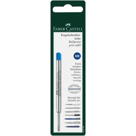 FABER CASTELL BLISTER 1 RECAMBIO PARA BOLÍGRAFO XB AZUL