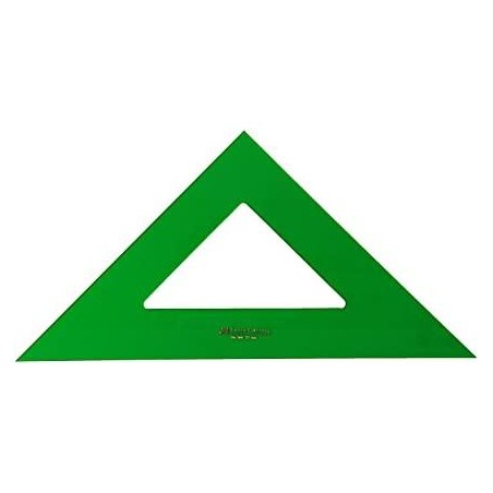 FABER CASTELL ESCUADRA SIN GRADUAR 21CM VERDE