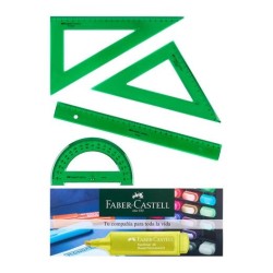 FABER CASTELL JUEGO ESCOLAR DE REGLAS CON HORARIO