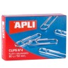 APLI CLIPS PLATEADOS Nº 4 - 50MM CAJA DE 80 -10 CAJAS-