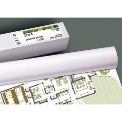 FABRISA ROLLO DE PAPEL PARA PLOTTER 610(24")X30X50MM 140GR BLANCO MATE