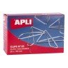 APLI CLIPS MARIPOSA Nº 20 - 60MM CAJA 25 UD PLATEADOS
