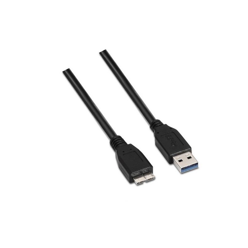 AISENS CABLE USB 3.0 TIPO A/M - MICRO B/M NEGRO 1,0 M
