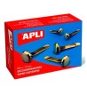 APLI ENCUADERNADORES METÁLICOS SIN ARANDELA DORADOS 17MM - 100UD-