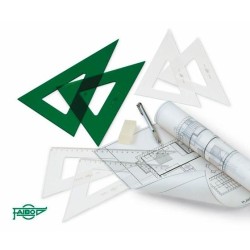 FAIBO CARTABÓN 25CM SIN GRADUAR VERDE