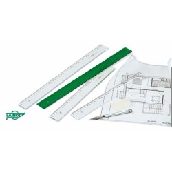 FAIBO REGLA 30CM METACRILATO VERDE