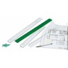 FAIBO REGLA 30CM METACRILATO VERDE