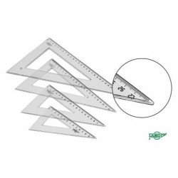 FAIBO CARTABÓN ESCOLAR GRADUADO 30CM TRANSPARENTE