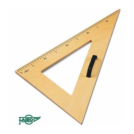 FAIBO CARTABÓN PIZARRA 50 CM GRADUADO PLASTICO