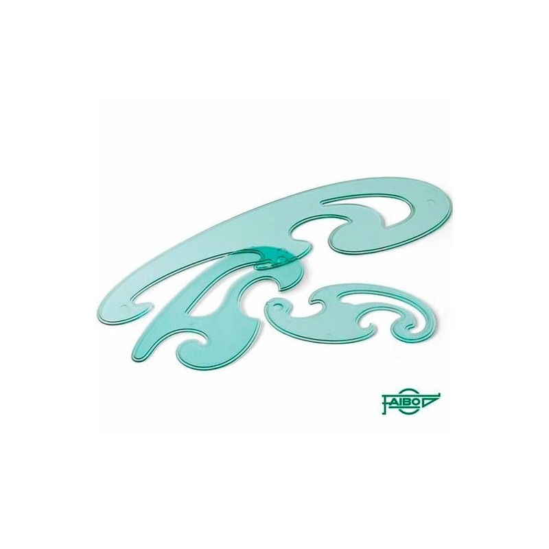 FAIBO PLANTILLAS CURVAS JUEGO DE 3U