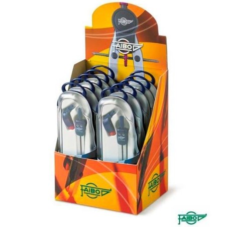 FAIBO COMPÁS SERIE BLUE-LINE UN BRAZO ARTICULADO 327AU CAJA EXPOSITORA 10U