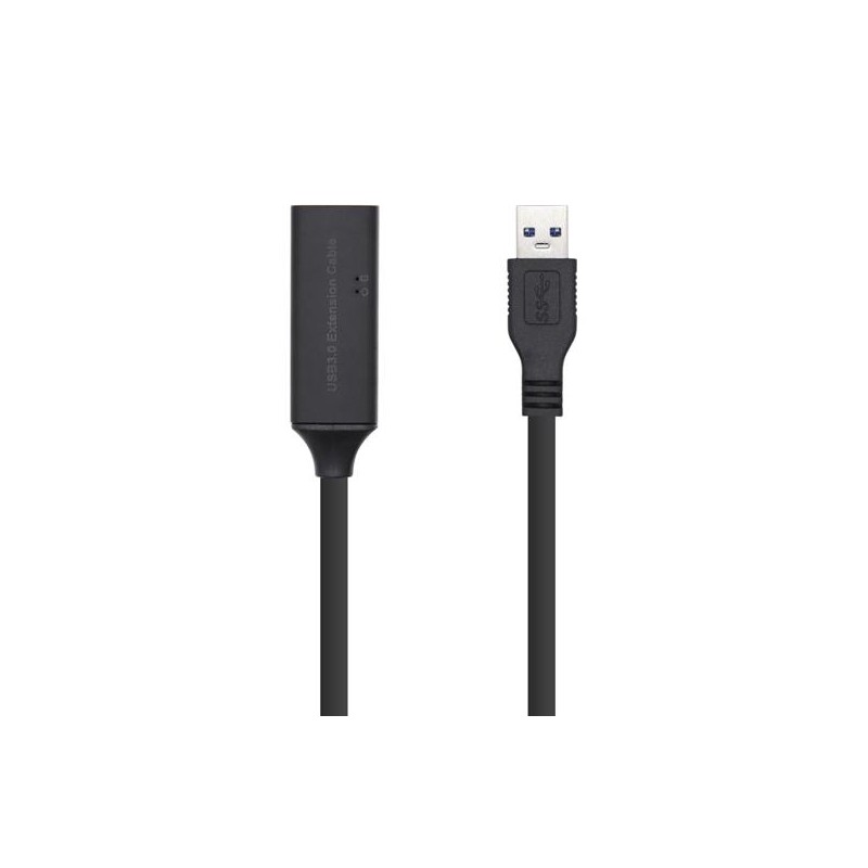 AISENS CABLE EXTENSIÓN USB 3.0 PROLONGADOR CON AMPLIFICADOR, TIPO A MACHO A TIPO A HEMBRA, 5 METROS
