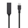 AISENS CABLE EXTENSIÓN USB 3.0 PROLONGADOR CON AMPLIFICADOR, TIPO A MACHO A TIPO A HEMBRA, 5 METROS