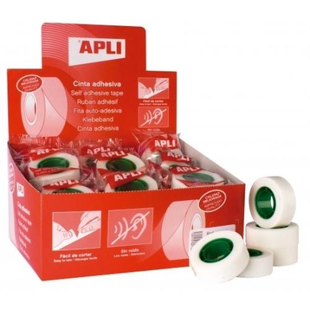 APLI CINTA ADHESIVA INVISIBLE ROLLO 19MM X 33M