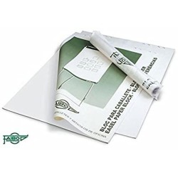 FAIBO BLOC DE 25 HOJAS PAPEL LISO PARA PIZARRAS CABALLETE 65X90 CM EN BOLSA INDIVIDUAL