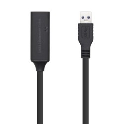 AISENS CABLE EXTENSIÓN USB 3.0 PROLONGADOR CON AMPLIFICADOR, TIPO A MACHO A TIPO A HEMBRA, 10 METROS