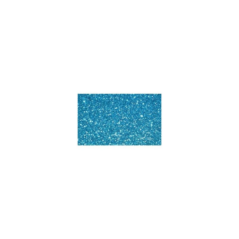 FAMA GOMA EVA 50X70CM GROSOR 2MM GLITTER AZUL PACK 10 UD