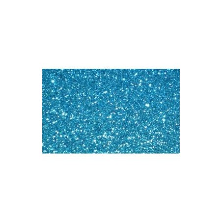 FAMA GOMA EVA 50X70CM GROSOR 2MM GLITTER AZUL PACK 10 UD