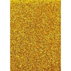 FAMA GOMA EVA 50X70CM GROSOR 2MM GLITTER ORO