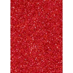 FAMA GOMA EVA 50X70CM GROSOR 2MM GLITTER ROJO
