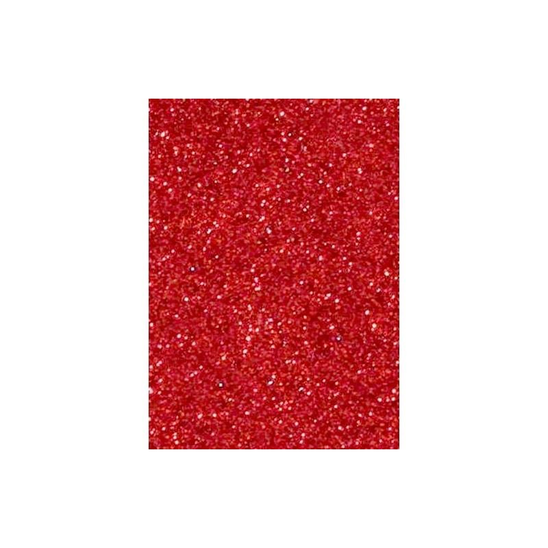 FAMA GOMA EVA 50X70CM GROSOR 2MM GLITTER ROJO