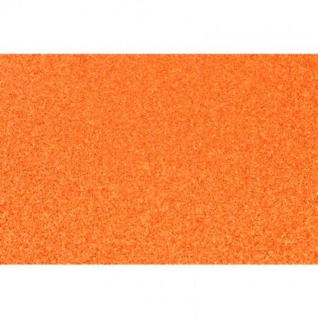 FAMA GOMA EVA 50X70CM GROSOR 2MM GLITTER NARANJA PACK 10 UD