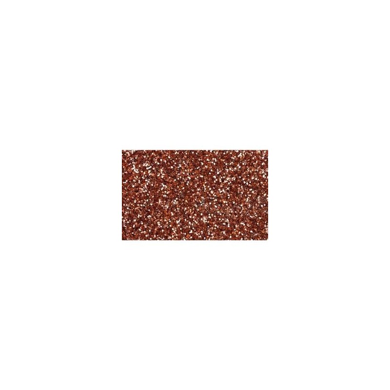 FAMA GOMA EVA 50X70CM GROSOR 2MM GLITTER CASTAÑO PACK 10 UD