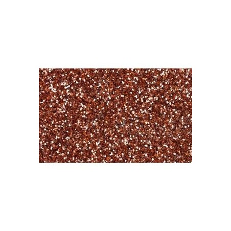 FAMA GOMA EVA 50X70CM GROSOR 2MM GLITTER CASTAÑO PACK 10 UD