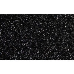 FAMA GOMA EVA 50X70CM GROSOR 2MM GLITTER NEGRO PACK 10 UD