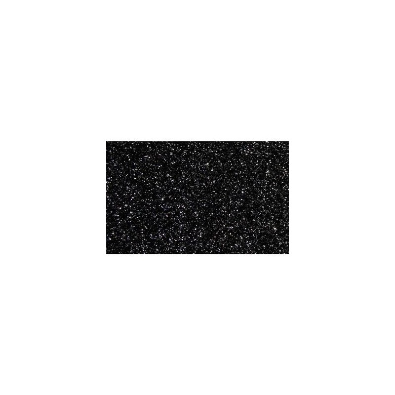 FAMA GOMA EVA 50X70CM GROSOR 2MM GLITTER NEGRO PACK 10 UD