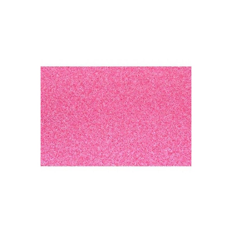 FAMA GOMA EVA 50X70CM GROSOR 2MM GLITTER ROSA PACK 10 UD