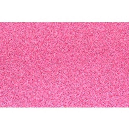 FAMA GOMA EVA 50X70CM GROSOR 2MM GLITTER ROSA PACK 10 UD