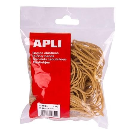 APLI GOMA ELÁSTICA 160X5MM 100GR CAUCHO MARRÓN