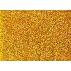 FAMA GOMA EVA 20X30CM GROSOR 2MM GLITTER ORO