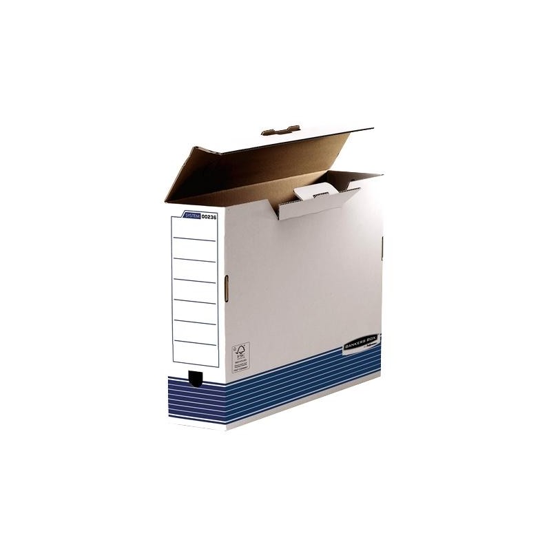 FELLOWES CAJA DE ARCHIVO DEFINITIVO 100MM A3 SYSTEM AZUL