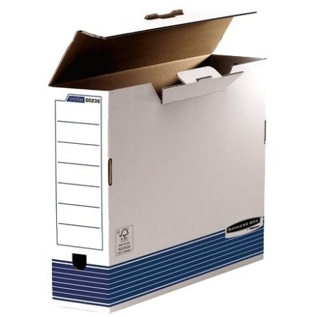 FELLOWES CAJA DE ARCHIVO DEFINITIVO 100MM A3 SYSTEM AZUL