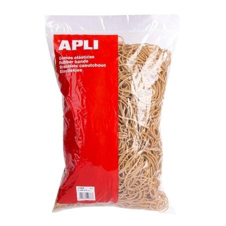 APLI GOMA ELÁSTICA MARRÓN CAUCHO 120X2MM 1KG