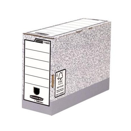 FELLOWES CAJA DE ARCHIVO DEFINITIVO 100MM A4 GRIS