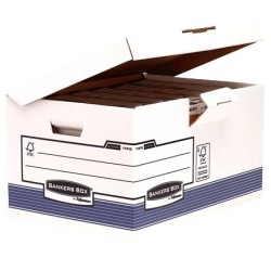 FELLOWES MAXI CONTENEDOR DE ARCHIVOS CON TAPA FIJA SYSTEM AZUL