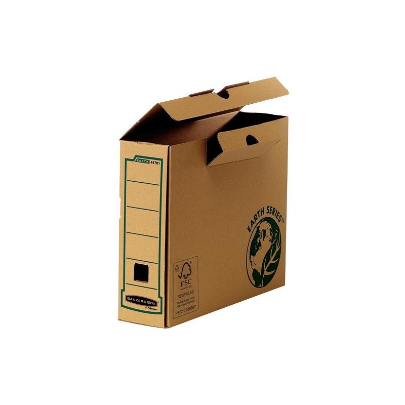 FELLOWES CAJA DE ARCHIVO DEFINITIVO 80MM A4 EARTH SERIES NATURA