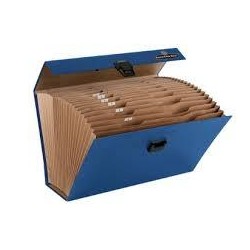 FELLOWES MALETÍN CLASIFICADOR ACORDEÓN AZUL