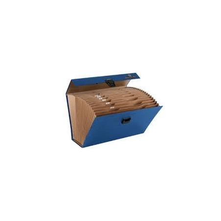 FELLOWES MALETÍN CLASIFICADOR ACORDEÓN AZUL