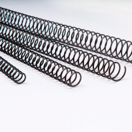 FELLOWES ESPIRAL METÁLICA PASO 5:1 16MM A4 NEGRO PACK 100 UD