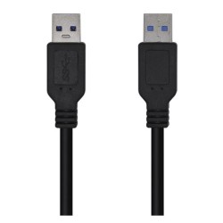 AISENS CABLE USB 3.0 TIPO A/M - A/M NEGRO 1,0M