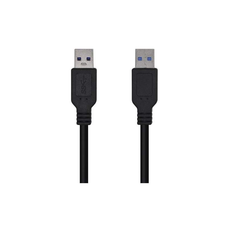AISENS CABLE USB 3.0 TIPO A/M - A/M NEGRO 1,0M